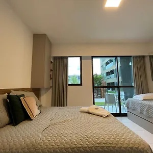 Mana Muro Alto-flat 12 Ohana E 20 Aloha Terreo Frente Piscina Pôrto das Galinhas